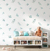 Papel de Parede Cola Infantil Folhas Nature 4,00 x 1,70m - Bota Fora