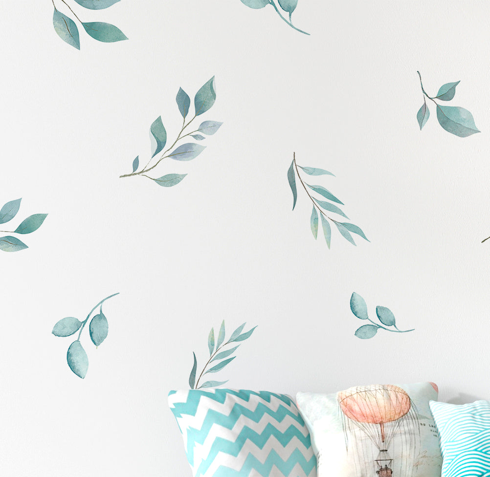 Papel de Parede Cola Infantil Folhas Nature 4,00 x 1,70m - Bota Fora