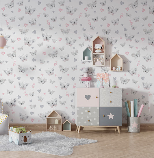 Papel de Parede Cola Borboleta 4,00 x 2,70m