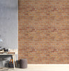 Papel de Parede Adesivo Tijolo Rústico 2,50 x 1,70m - Bota Fora