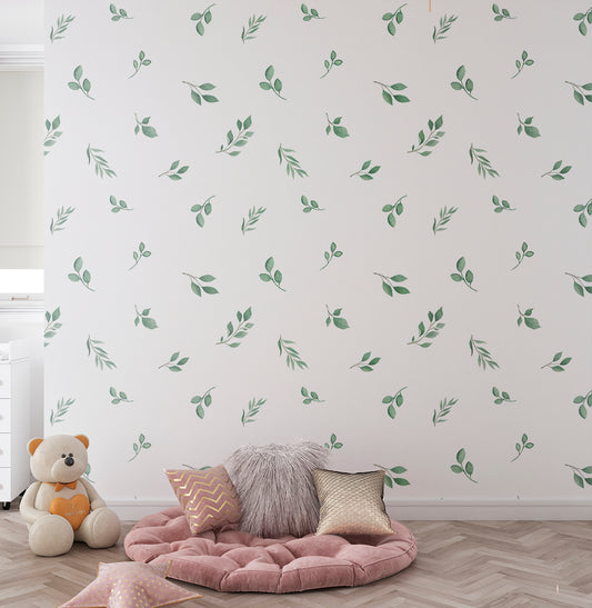 Papel de Parede Cola Folhas Nature 3,00 x 2,70m - Bota Fora