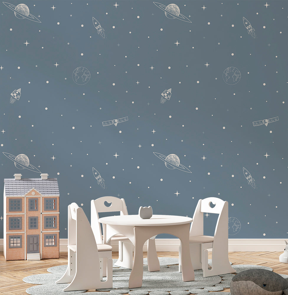 Papel de Parede Adesivo Espaço 3,50 x 1,70m - Bota Fora