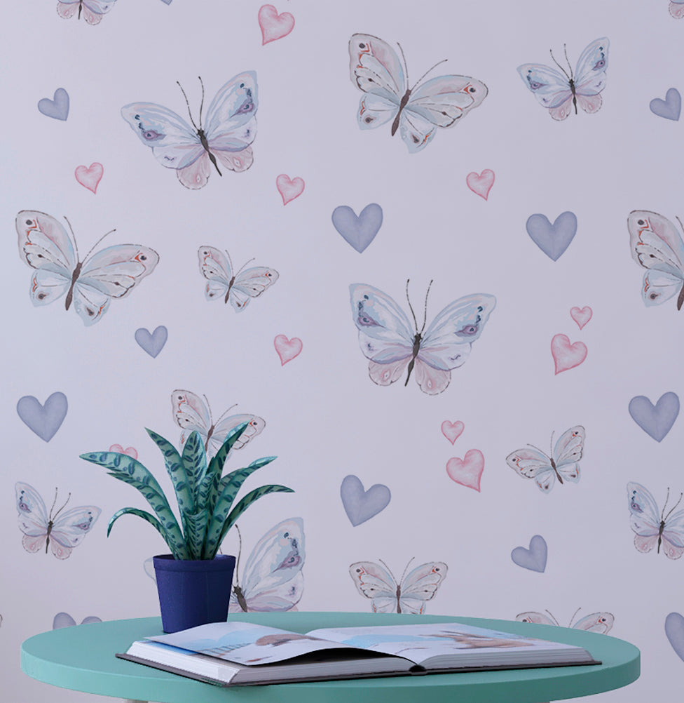 Papel de Parede Adesivo Borboleta 3,50 x 2,70m - Bota Fora
