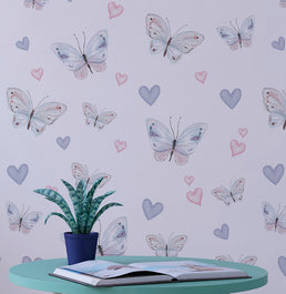 Papel de Parede Adesivo Borboleta 3,50 x 2,70m - Bota Fora
