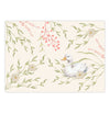 Quadro Infantil Ganso com Flores Secrets Bege