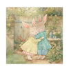 Quadro Infantil Coelhos Abraçados Secrets Verde