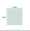 Papel de Parede Adesivo Listra Fina 2,50 x 2,70m - Bota Fora