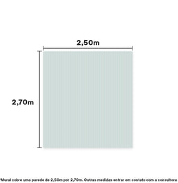 Papel de Parede Adesivo Listra Fina 2,50 x 2,70m - Bota Fora