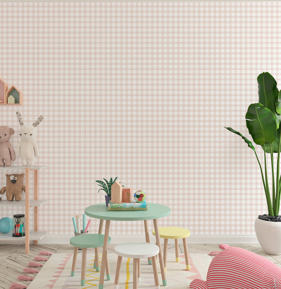 Papel de Parede Adesivo Vichy 2,50 x 1,10m - Bota Fora