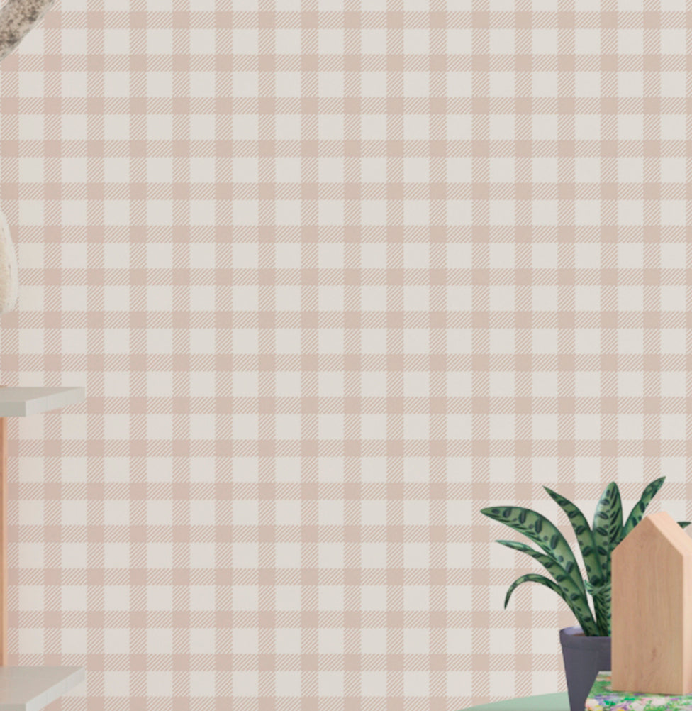 Papel de Parede Adesivo Vichy 2,50 x 1,10m - Bota Fora