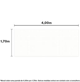 Papel de Parede Cola Mini Poá 4,00 x 1,70m - Bota Fora