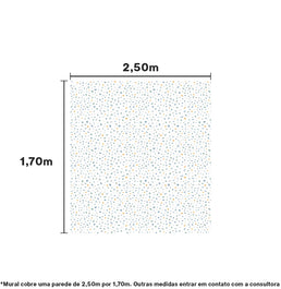 Papel de Parede Adesivo Granilite 2,50 x 1,70m - Bota Fora