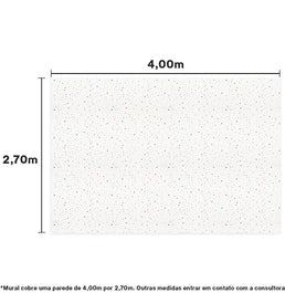 Papel de Parede Adesivo Granilite Mini Textura 4,00 x 2,70m - Bota Fora