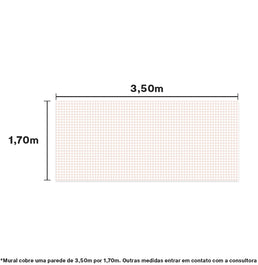 Papel de Parede Cola Vichy 3,50 x 1,70m - Bota Fora