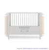 Berço Raika 3 em 1 Com Palha - Branco