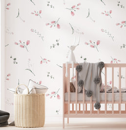 PAPEL DE PAREDE ADESIVO FLORAL MALI 4,00 X 1,70 M - BOTA FORA