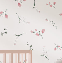 PAPEL DE PAREDE ADESIVO FLORAL MALI 4,00 X 1,70 M - BOTA FORA