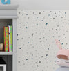 PAPEL DE PAREDE ADESIVO GRANILITE MINI TEXTURA AZUK 4,00 X 1,10 M - BOTA FORA