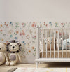 PAPEL DE PAREDE ADESIVO FLORAL PARIS CRU 4,00 X 1,10 M - BOTA FORA