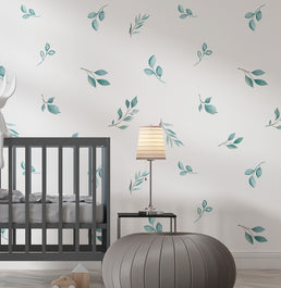 PAPEL DE PAREDE ADESIVO INFANTIL FOLHAS NATURE 3,00 X 1,70 M - BOTA FORA