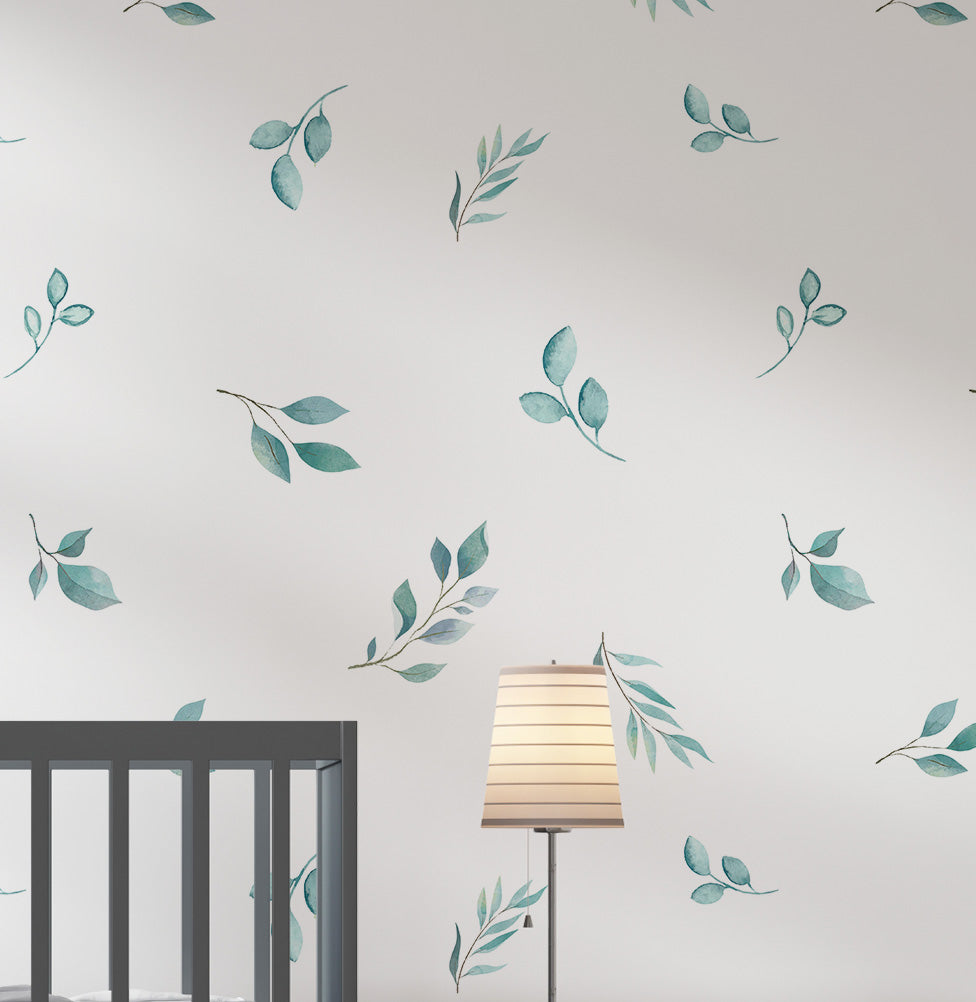 PAPEL DE PAREDE ADESIVO INFANTIL FOLHAS NATURE 3,00 X 1,70 M - BOTA FORA