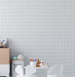 PAPEL DE PAREDE COLA GRIDE CINZA 3,50 X 1,70 M - BOTA FORA