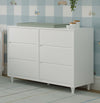 Cômoda de Bebê Haus Nature 6 Gavetas - Branco