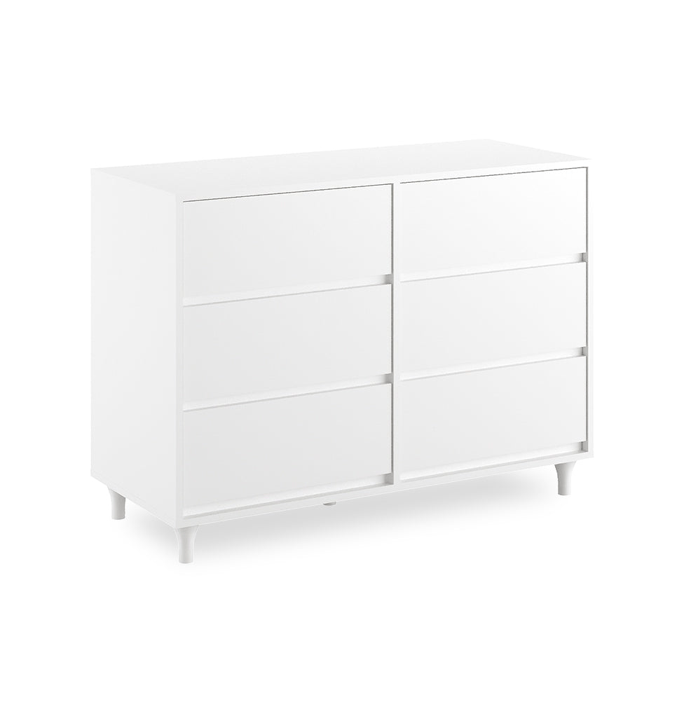 Cômoda de Bebê Haus Nature 6 Gavetas - Branco