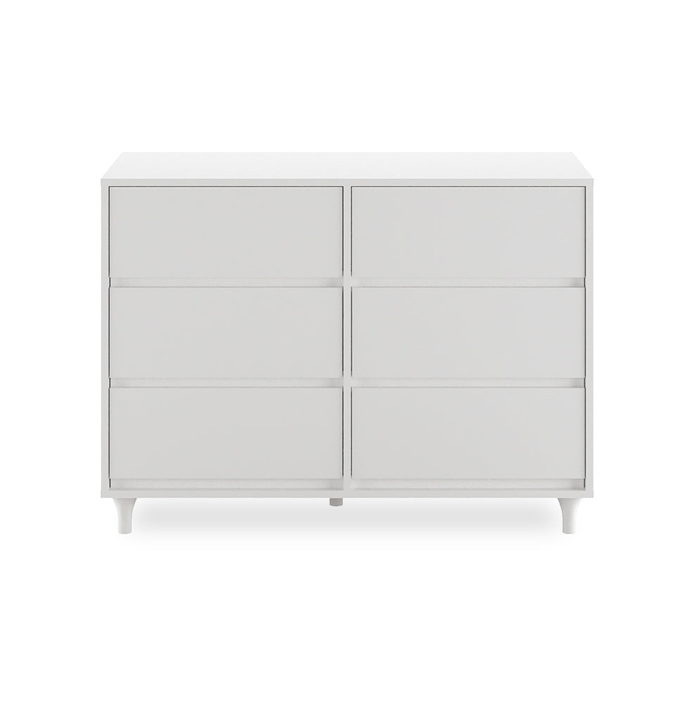 Cômoda de Bebê Haus Nature 6 Gavetas - Branco