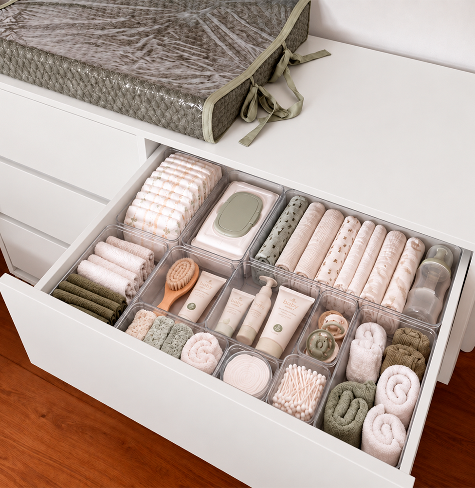 Cômoda de Bebê Haus Nature 6 Gavetas - Branco