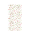 Papel de Parede Infantil Floral Secrets – Rosa Fundo Branco