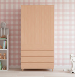 Guarda Roupa 2 em 1 Haus Nature Sem Palha - Carvalho