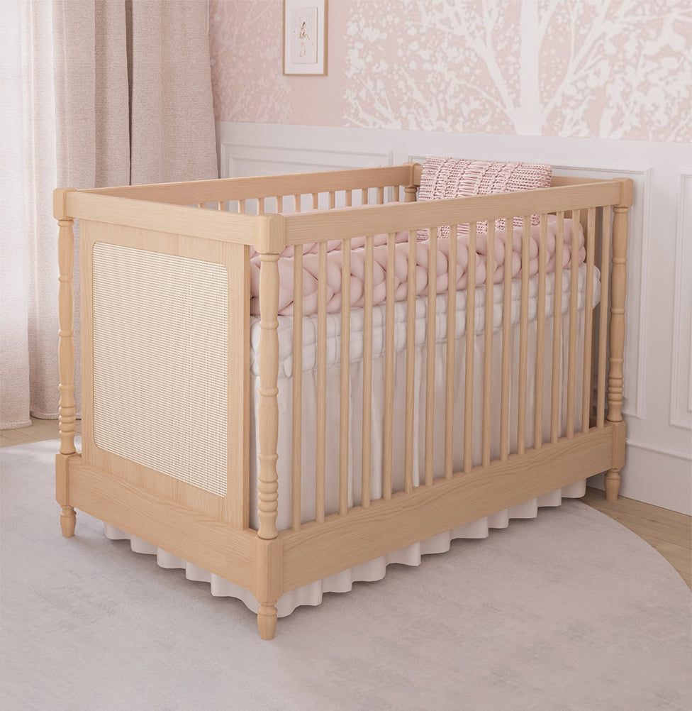 Berço Monet 3 em 1 com Palha - Carvalho