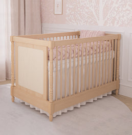 Berço Monet 3 em 1 com Palha - Carvalho