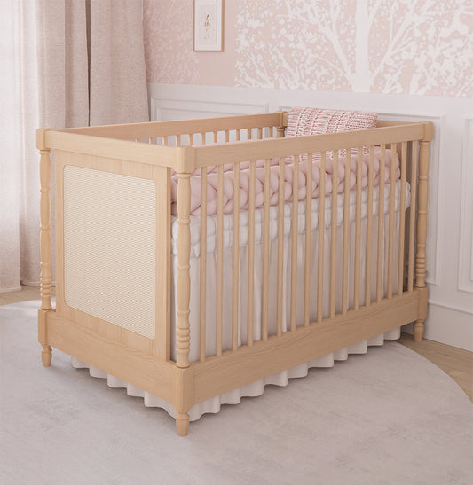 Berço Monet 3 em 1 com Palha - Carvalho