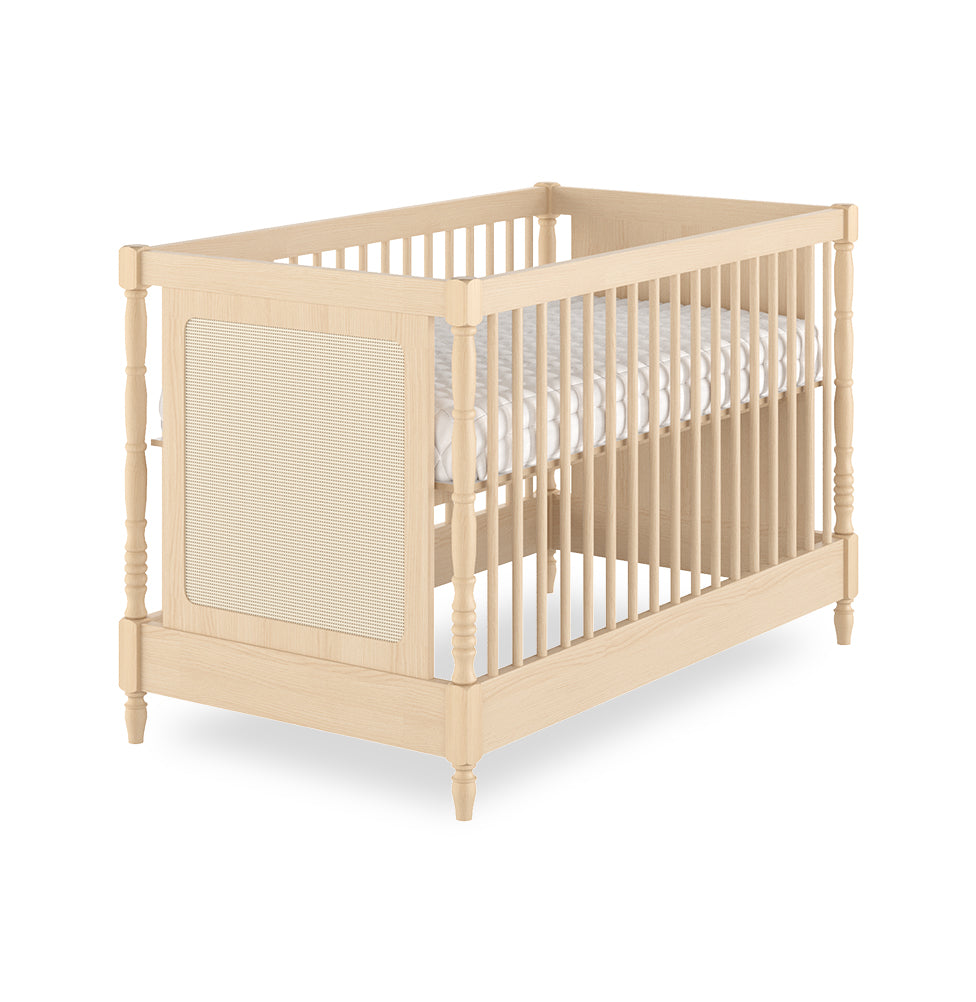 Berço Monet 3 em 1 com Palha - Carvalho