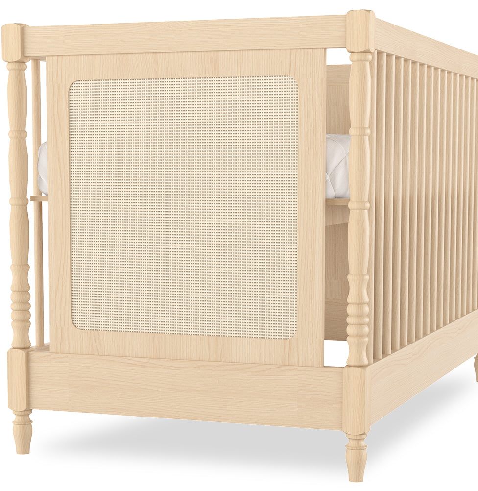 Berço Monet 3 em 1 com Palha - Carvalho