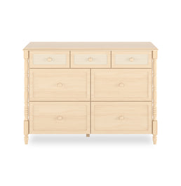 Cômoda de Bebê Monet 7 Gavetas com Palha130cm - Carvalho