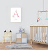 Quadro Infantil Inicial Liv Personalizado - Vertical