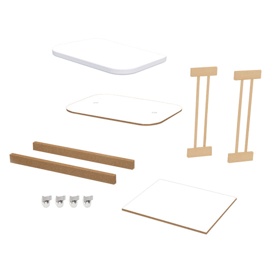 Kit de Transformação Para Mini Berço Raika - Carvalho