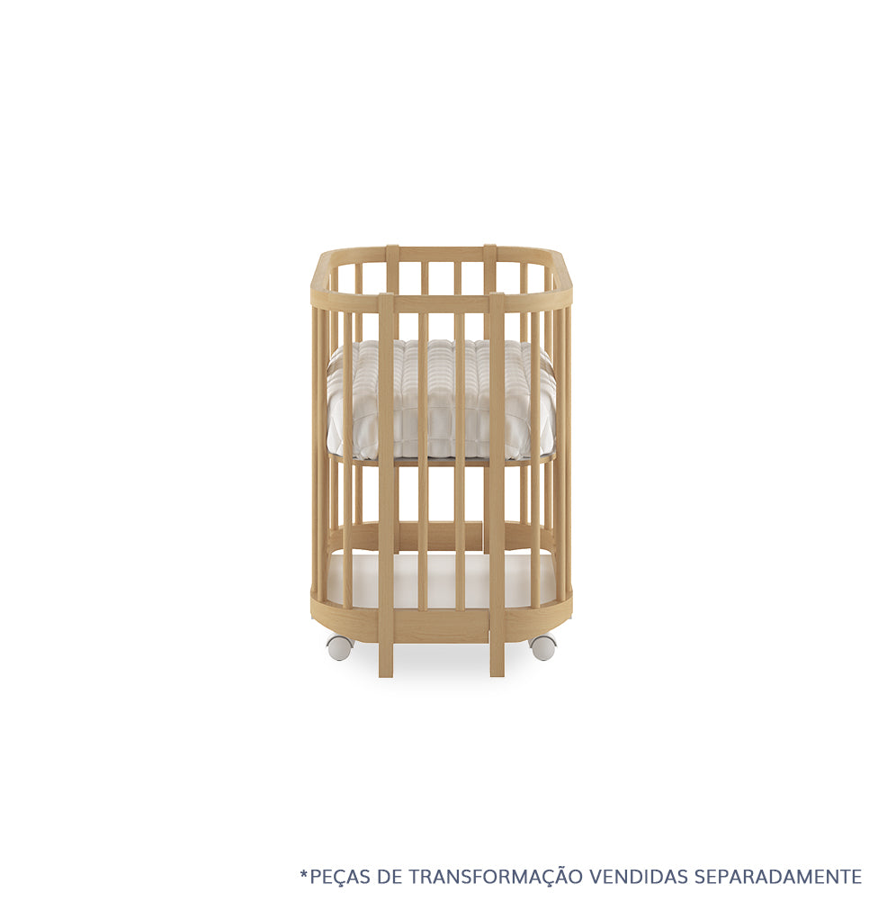 Berço Raika 3 em 1 - Carvalho
