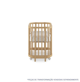 Berço Raika 3 em 1 - Carvalho