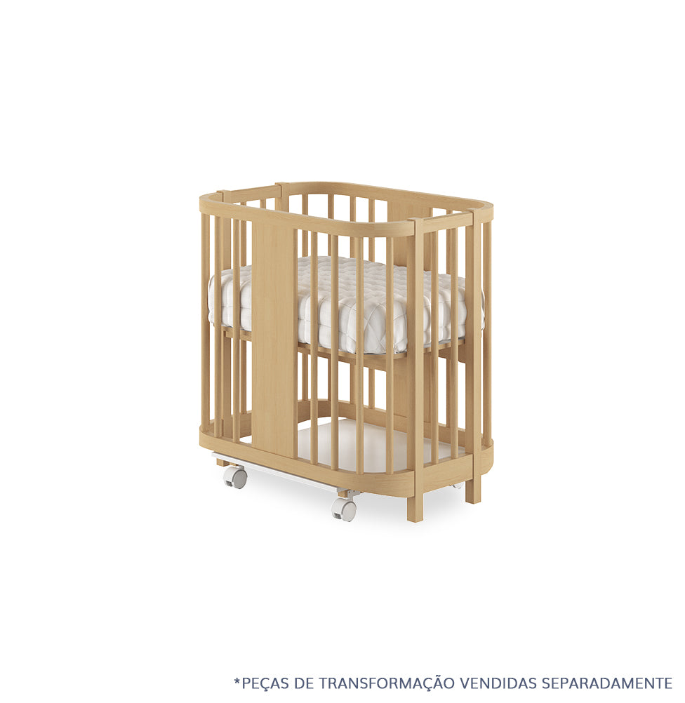 Berço Raika 3 em 1 - Carvalho