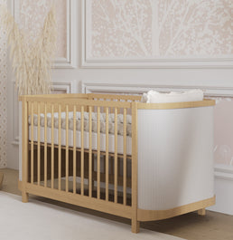 Berço Raika 3 em 1 Com Palha - Carvalho