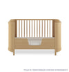 Berço Raika 3 em 1 Fechado - Carvalho