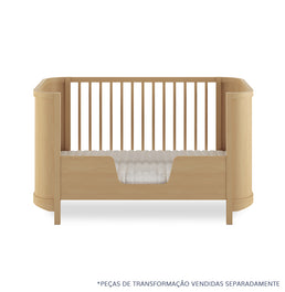 Berço Raika 3 em 1 Fechado - Carvalho