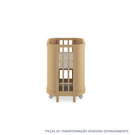 Berço Raika 3 em 1 Fechado - Carvalho