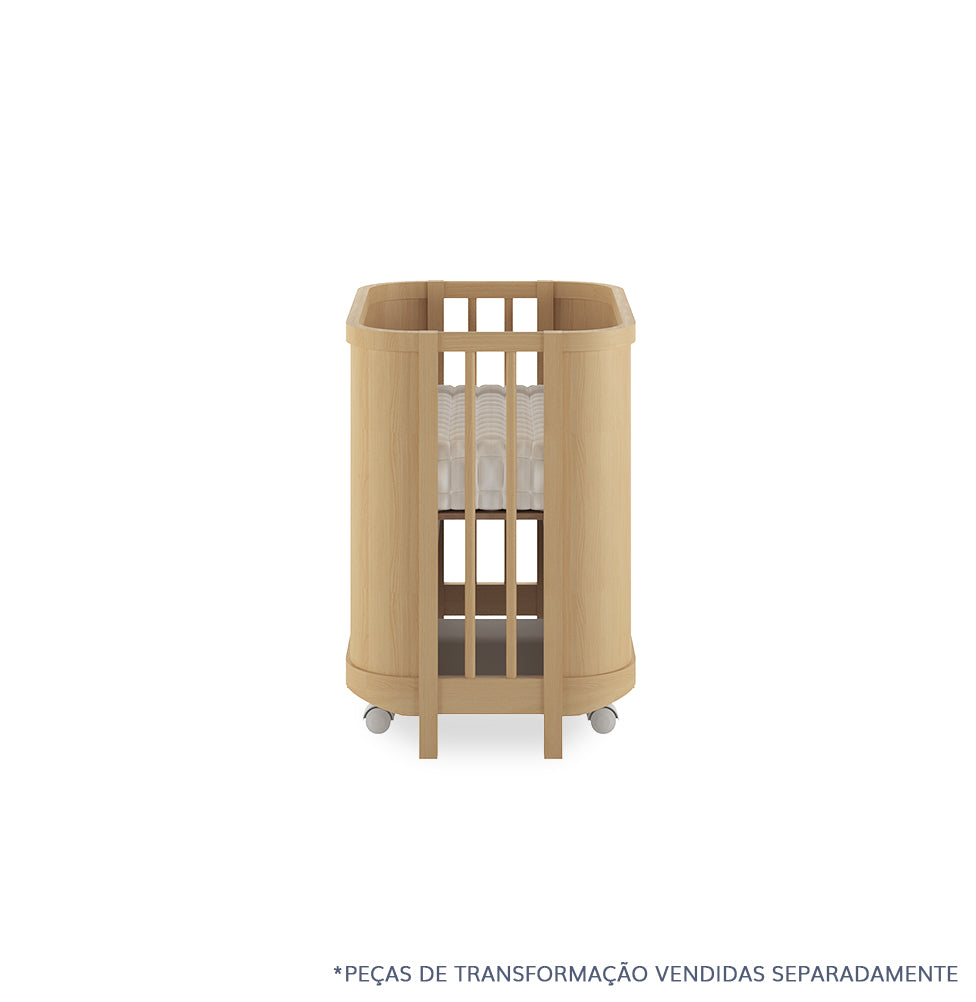 Kit de Transformação Para Mini Berço Raika - Carvalho