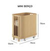 Kit de Transformação Para Mini Berço Raika - Carvalho