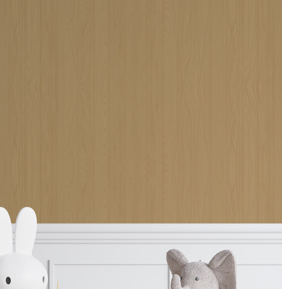 Papel de Parede Infantil Madeira Carvalho – Mural